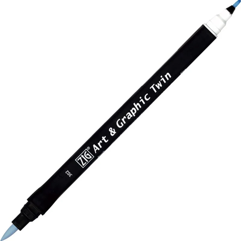 ZIG ART&GRAPHIC TWIN TUT-80 302 HAZE BLUE