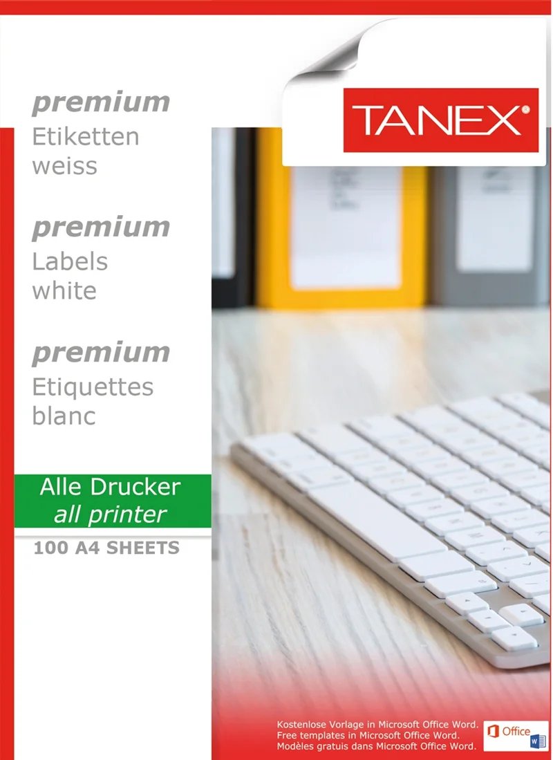 TANEX LASER ETİKET TW-2150 50 MM 100 LÜ