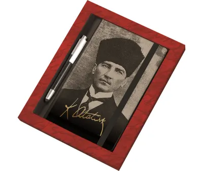 GIPTA AJANDA GÜNLÜK 13x21 ATATÜRK SET (AJANDA+TOUCH PEN KALEM) S1070
