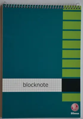 DİLMAN BLOKNOT SPİRALLİ KARTON KAPAK CEP NO:1 A8 40 YP ÇİZGİLİ 2208