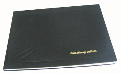 DİLMAN CARİ HESAP DEFTERİ CİLTLİ YAN 17x24  96 YP 1101