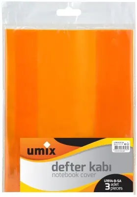 UMIX HAZIR DEFTER KABI A4 BANTLI 3 LÜ SARI U1914-B-SA