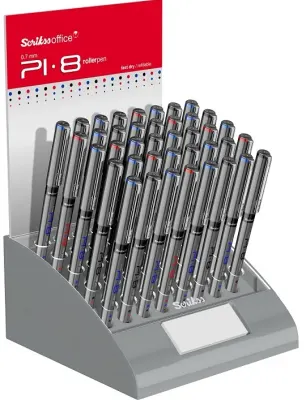 SCRIKSS OFFICE ROLLER KALEM REFİLLİ PI8 0.7 40 LI STAND