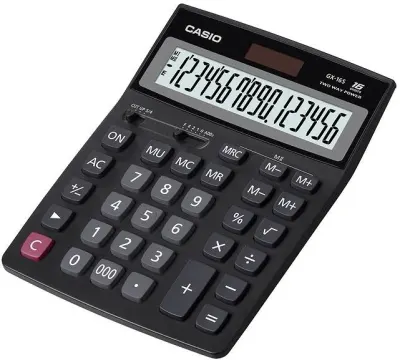 CASIO HESAP MAKİNESİ MASAÜSTÜ GX-16B 16 HANE