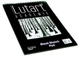 LUTART ÇİZİM BLOĞU SİYAH SPİRALLİ A6 160 GR 12 YP CZB-SF-SFA6