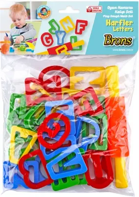 BRONS OYUN HAMURU KALIBI SETİ HARF BR-473 (Best)