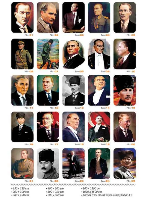 BUKET ATATÜRK POSTERİ 200X300 BKT-144
