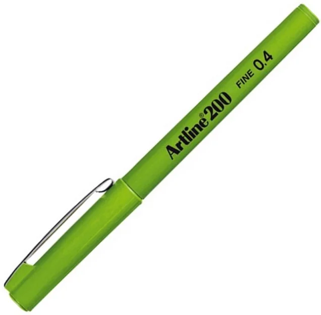 ARTLINE KEÇE UÇLU YAZI KALEMİ SUPER FINE 220N 0.2 S.YEŞİL A-EK-220N Y.GRE