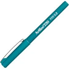 ARTLINE KEÇE UÇLU YAZI KALEMİ SUPER FINE 220N 0.2 KOYU YEŞİL A-EK-220N DARK