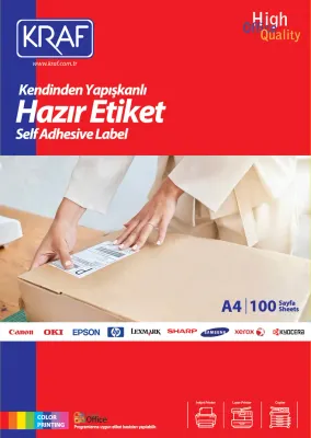 KRAF LASER ETİKET KF-2612 105 x 48 MM