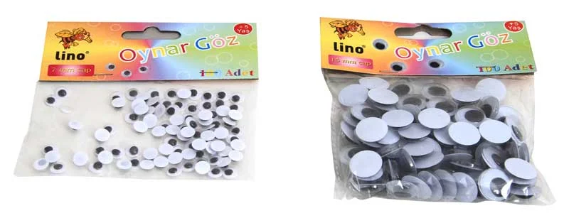 LİNO OYNAR GÖZ 7 MM 100 LÜ RBZ-007-A (Best)