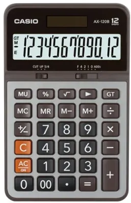 CASIO HESAP MAKİNESİ MASAÜSTÜ AX-120B 12 HANE