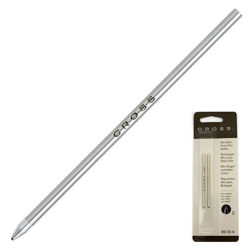 CROSS ROLLER KALEM REFİLİ TECH3 MEDIUM MAVİ 2 Lİ 8518-6