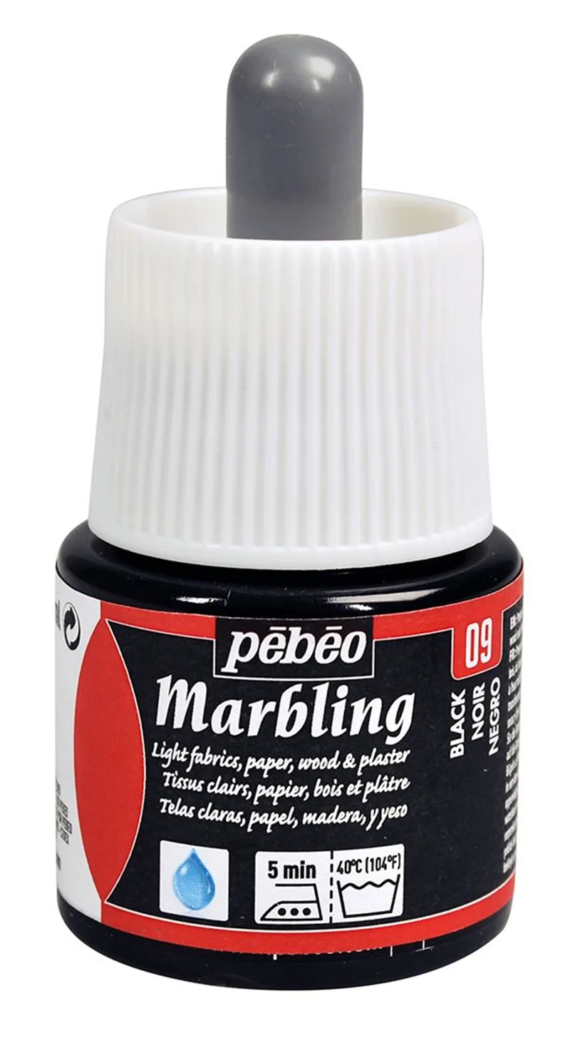 PEBEO EBRU BOYASI MARBLING 45 ML 130*09 BLACK