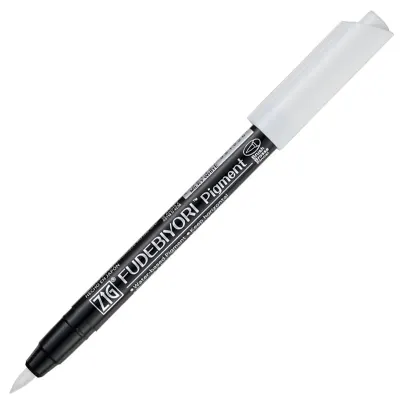 ZIG FUDEBIYORI BRUSH CBK-55P PIGMENT WHITE