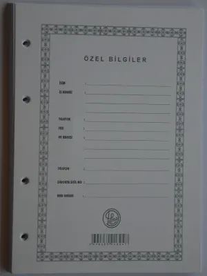 DİLMAN CARİ HESAP KLASÖRÜ YEDEĞİ A4 1303 (Best)