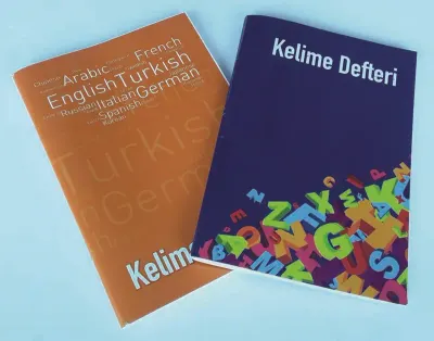DİLMAN KELİME DEFTERİ DİKİŞLİ KARTON KAPAK 14x20 4 YP 14 BASAMAK 1029