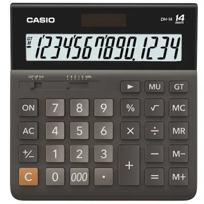 CASIO HESAP MAKİNESİ MASAÜSTÜ DH-14 14 HANE