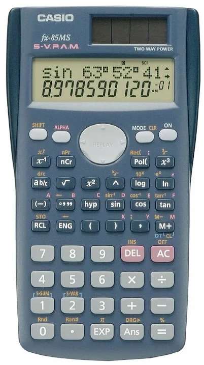CASIO HESAP MAKİNESİ BİLİMSEL FX-85MS-2W-DH-AR