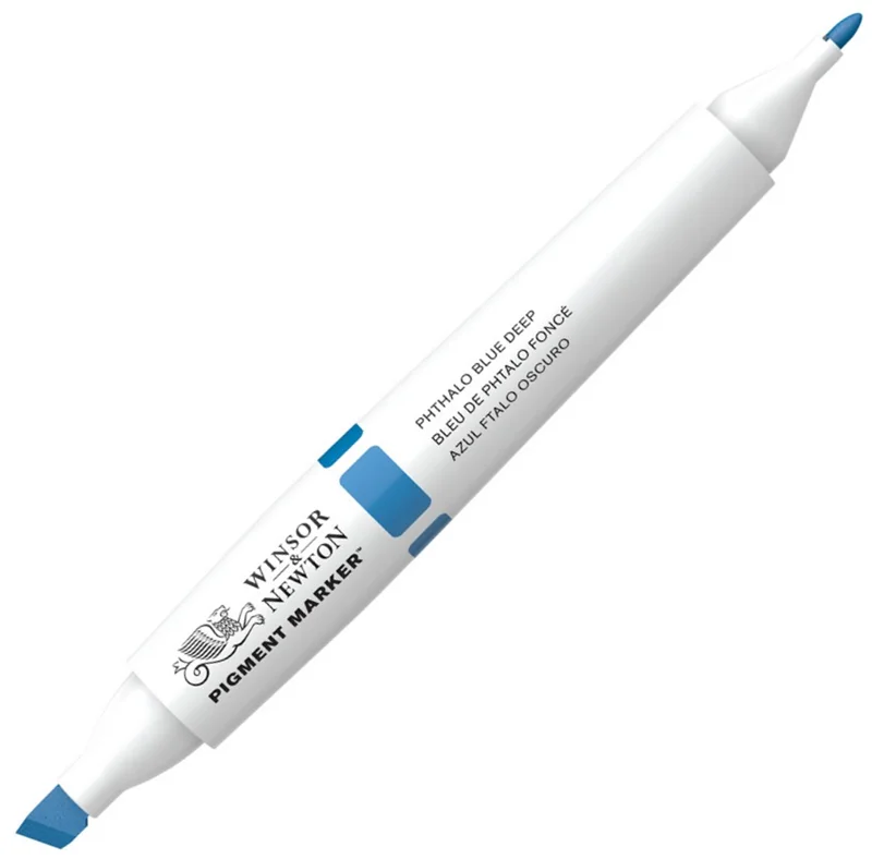 W&N PIGMENT MARKER PHTAHALO BLUE DEEP 049 WN-0202049