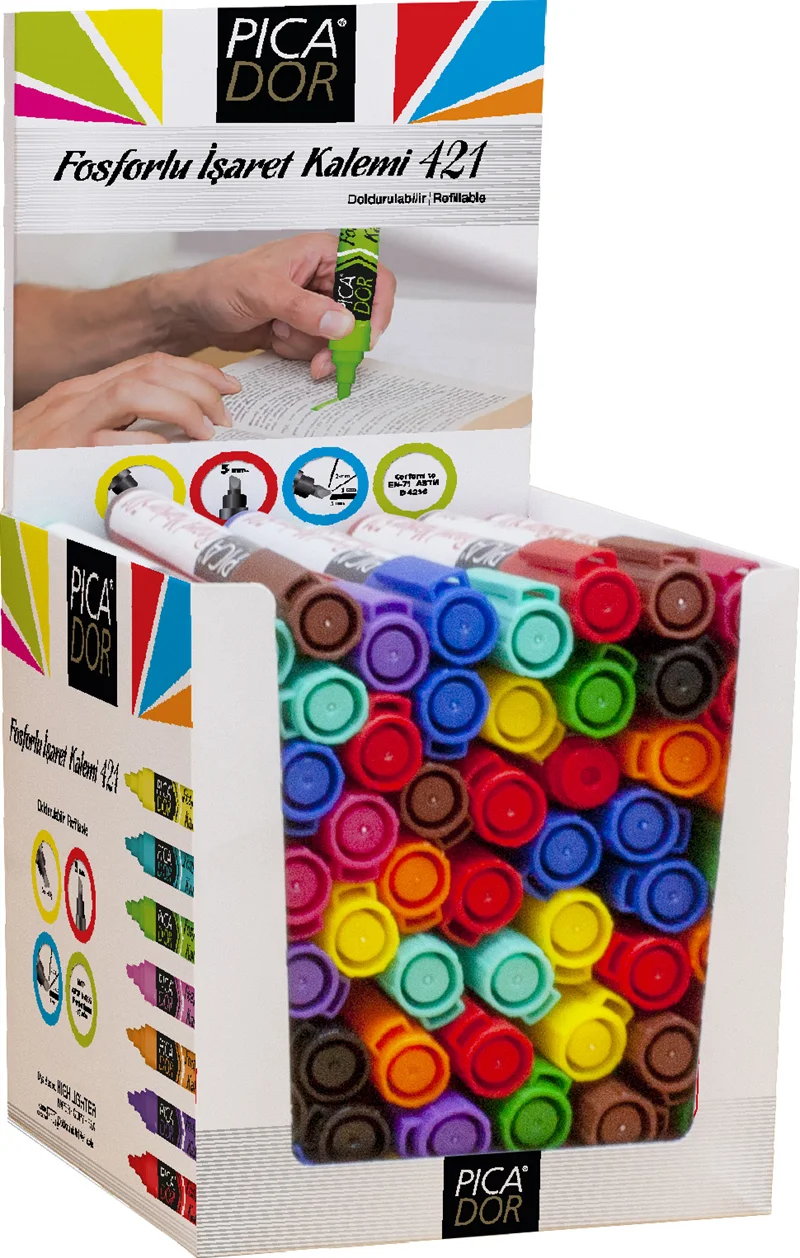PICADOR FOSFORLU KALEM 421 60 LI STAND KÖ001D