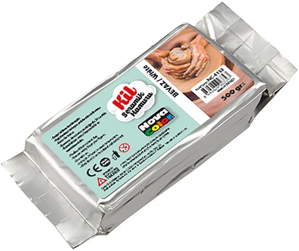 NOVA COLOR SERAMİK KİLİ 500 GR BEYAZ NC-4133 (Best)