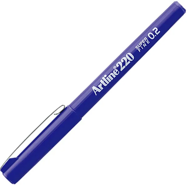 ARTLINE KEÇE UÇLU YAZI KALEMİ SUPER FINE 220N 0.2 MOR A-EK-220N PURPL