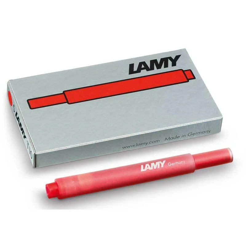 LAMY DOLMA KALEM KARTUŞU KIRMIZI 5 Lİ T10K