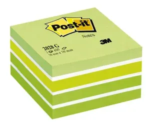 POST-IT YAPIŞKANLI NOT KAĞIDI KÜP 76x76 450 YP YEŞİL 2028G 520500445900 (Best)