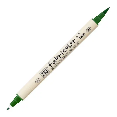 ZIG FABRICOLOR TWIN KUMAŞ KALEMİ TC-4000 040 GREEN