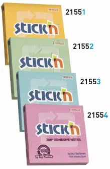 GIPTA YAPIŞKANLI NOT KAĞIDI 76x76 360 MAVİ 100 YP. 2155300
