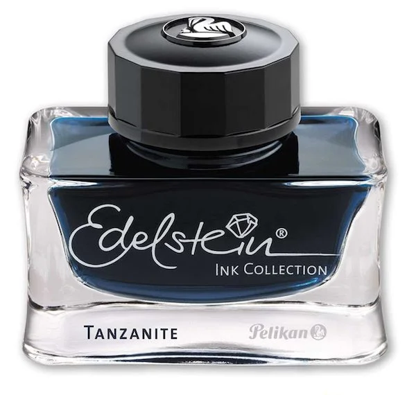 PELİKAN DOLMA KALEM MÜREKKEBİ EDELSTEIN TANZANITE MAVİ-SİYAH 339226