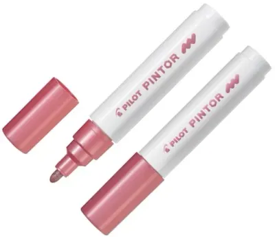 PILOT DEKORASYON KALEMİ PINTOR M METALİK PEMBE SW-PT-M-MP