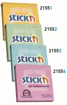 GIPTA YAPIŞKANLI NOT KAĞIDI 76x76 360 YEŞİL 100 YP. 2155200