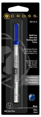 CROSS ROLLER KALEM REFİLİ İNCE JEL MAVİ 8910-2