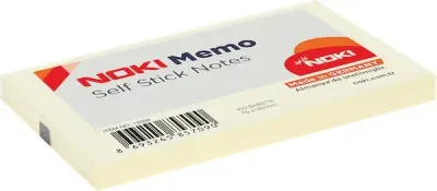 NOKİ MEMO YAPIŞKANLI NOT KAĞIDI 75x125 100 YP 12009 SARI