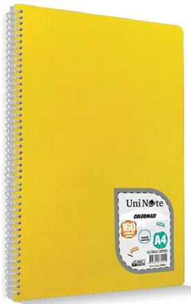 ÇINAR DEFTER A4 COLORMAXI SPİRALLİ PP KAPAK 160 YP. KARELİ 73021 (Best)