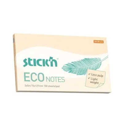 GIPTA YAPIŞKANLI NOT KAĞIDI 76x127 ECO NOTES PATEL PEMBE 100 YP. 2175000