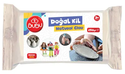 BU-BU DOĞAL KİL BEYAZ 250 GR. BUBU-DK0001