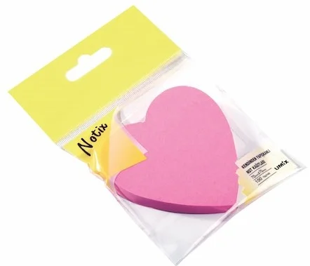 NOTIX YAPIŞKANLI NOT KAĞIDI NEON KALP 100 YP 51004189