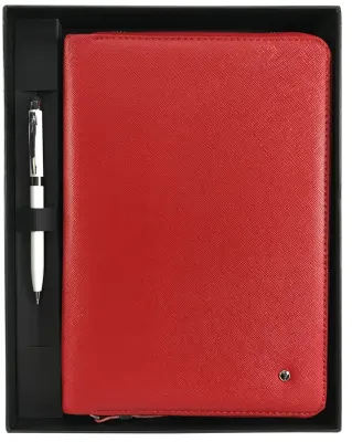 SCRIKSS HEDİYELİK SET DR 8113-C2M PORTFÖY MİNİ + TABLET KILIFI KIRMIZI + TOUCH PEN