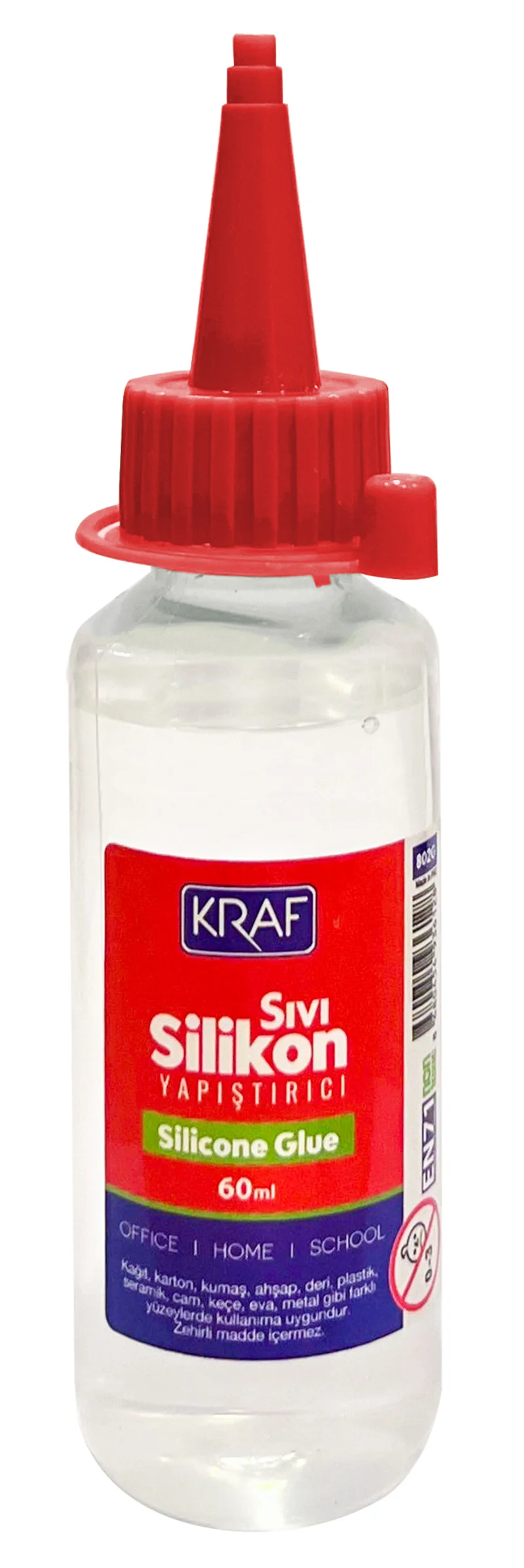 KRAF YAPIŞTIRICI SIVI SİLİKON 60ml 802G