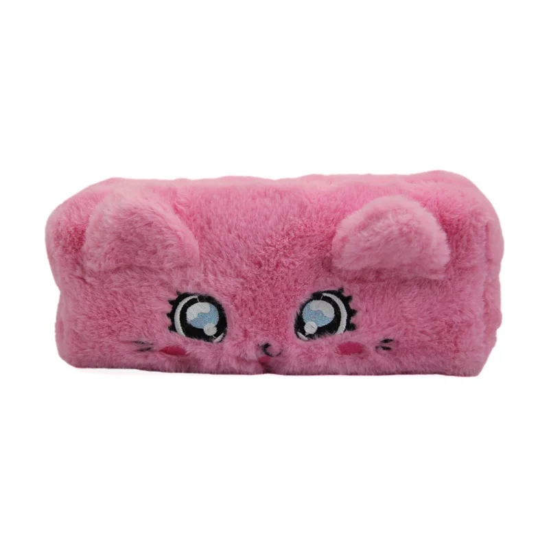 PASİF B&D PELUŞ SEVİMLİ KEDİ PEMBE KALEMKUTU BD-KCS275