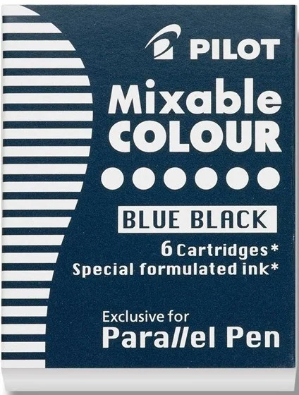 PILOT KALİGRAFİ KALEMİ PARALEL PEN YEDEĞİ 6 LI MAVİ IC-P3-S6-L