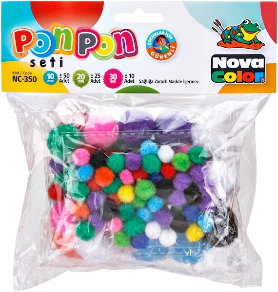 NOVA COLOR PONPON SETİ NC-350 (Best)