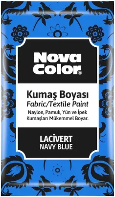 NOVA COLOR KUMAŞ BOYASI TOZ 12 GR LACİ NC-909