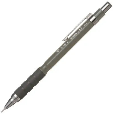 TOMBOW VERSATİL KALEM SH-300 GRIP 0.7 METALİK GÜMÜŞ T-SHGR04 R7 LIV
