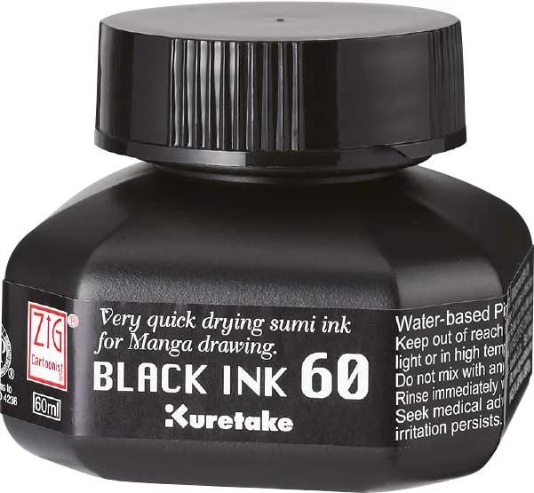 ZIG MANGAKA MÜREKKEP SİYAH 60ml CNCE-104-6