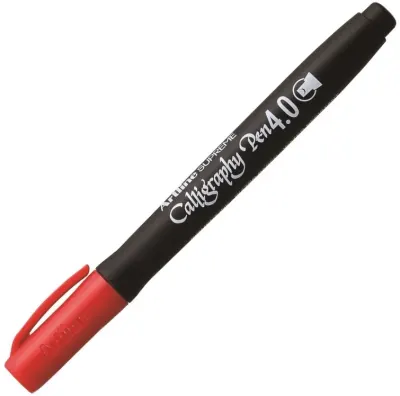 ARTLINE KALİGRAFİ KALEMİ SUPREME CALLIGRAPHY PEN 244 4.0 KIRMIZI A-EPF-244 RED (Best)