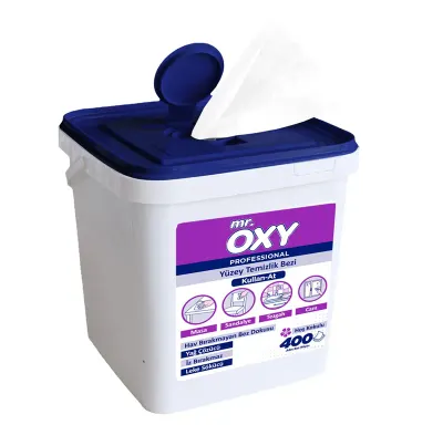 MR.OXY PROFESSIONAL YÜZEY TEMİZLİK HAVLUSU 400 LÜ KOVA